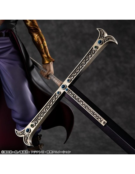 One Piece P.O.P SA-MAXIMUM PVC Statue Hawk Eye Dracule Mihawk Ver. R 29 cm