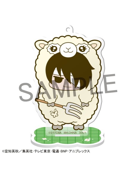 Gintama Acrylic Figure Prince Hata & Animal Paradise Farm of Love & Peace 6 cm Blind Box Display (6)