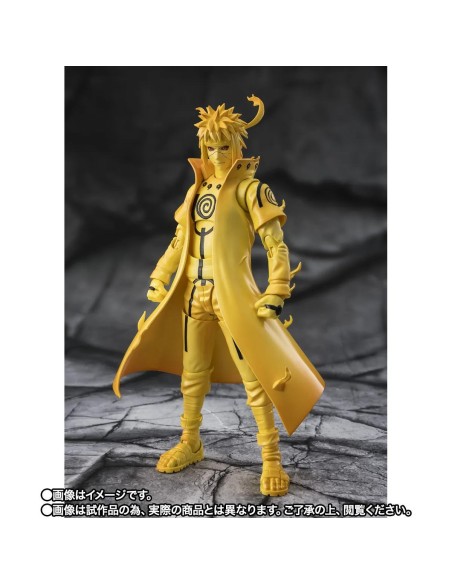 NARUTO MINATO NAMIKAZE KURAMA LINK BOND OF LIGHT S.H.FIGUARTS