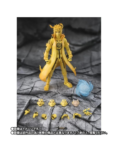 NARUTO MINATO NAMIKAZE KURAMA LINK BOND OF LIGHT S.H.FIGUARTS