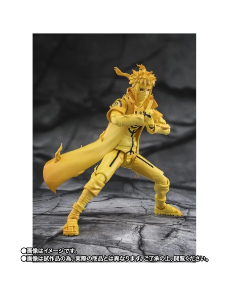 NARUTO MINATO NAMIKAZE KURAMA LINK BOND OF LIGHT S.H.FIGUARTS
