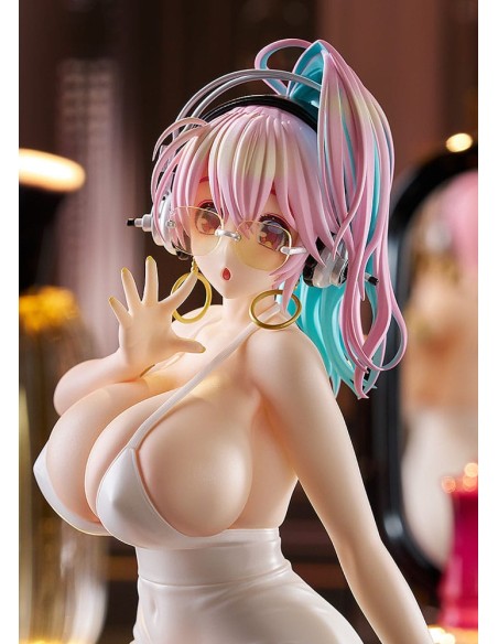 Super Sonico Pop Up Parade PVC Statue Super Sonico: 15th Mini Dress Ver. L Size 20 cm
