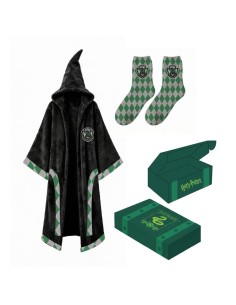 HARRY POTTER SLYTHERIN FLEECE CAPE & SOCKS GIFT SET