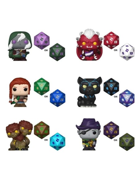 Dungeons & Dragons Bitty POP! & Dice Mystery Series 1 (12)