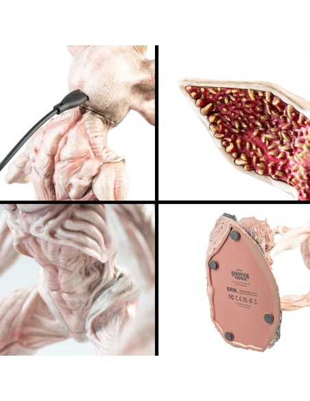 Stranger Things Lamp with USB-C Demogorgon