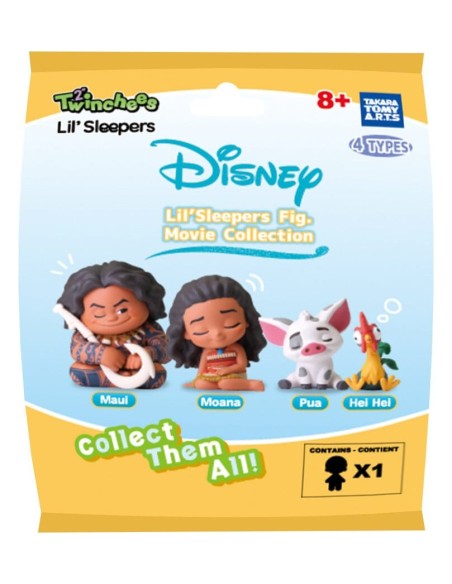 Moana Twinchees Mini Figures Lil' Sleepers 5 cm Blind Pack Display (24)