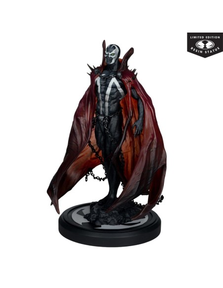 Spawn Black White & Red All Over Statue 1/10 Spawn by Pupeteer Lee 23 cm