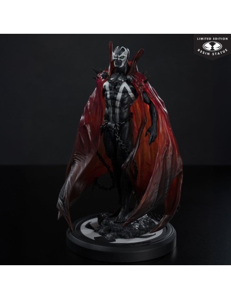 Spawn Black White & Red All Over Statue 1/10 Spawn by Pupeteer Lee 23 cm