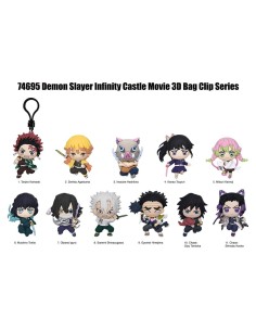 Demon Slayer 3D Foam Bag Clips Infinity Castle Serie 1 Display (24)