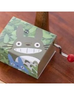 MY NEIGHBOR TOTORO LEAF HAND CRANK MUSIC BOX