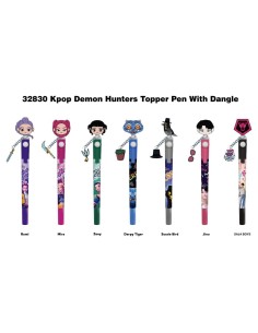 K-Pop Demon Hunter 3D Head Topper Pen Display (16)