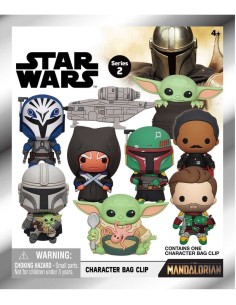 Star Wars Mandalorian 3D PVC Bag Clips Series 2 Display (24) 2