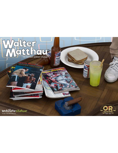 WALTER MATTHAU OLD&RARE 1/6 RESIN STATUE