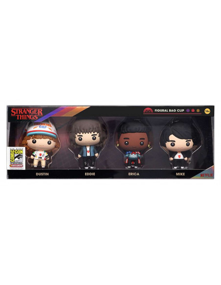 STRANGER THINGS 3DBAGCLIP 4 PCS SET SDCC