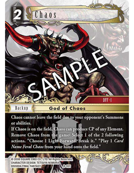 FFTCG BOSS DECK CHAOS MULTIPLAYER (6)