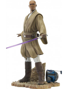 SW PREMIER COLL AOTC MACE WINDU STATUE