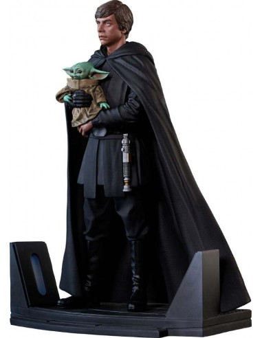 SW PR CO MANDALORIAN LUKE & GROGU STATUE