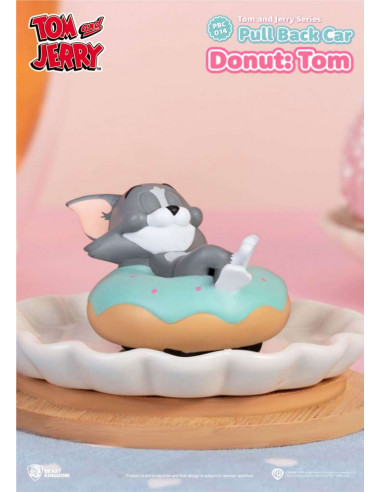 TOM & JERRY SERIES PULL BACK CAR DISP (6