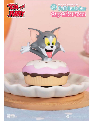 TOM & JERRY SERIES PULL BACK CAR DISP (6