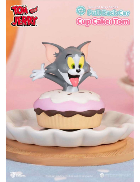 TOM & JERRY SERIES PULL BACK CAR DISP (6
