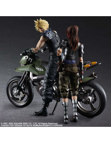 FF VII REMAKE CLOUD JESSIE & MOTOR PAK
