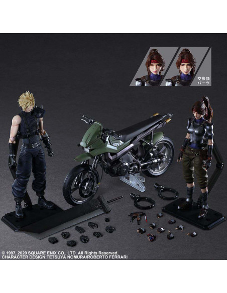FF VII REMAKE CLOUD JESSIE & MOTOR PAK