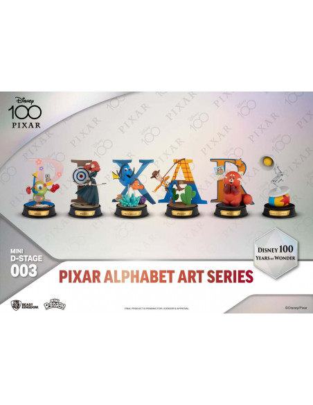 MINI DS DISNEY 100 YERAS PIXAR ALPHABET