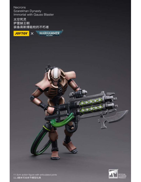 WH40K NECRONS IMMORT WITH GAUSS BLASTER