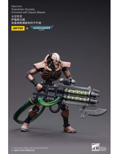 WH40K NECRONS IMMORT WITH GAUSS BLASTER