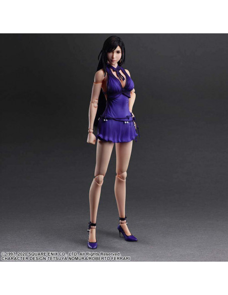 FF VII REMAKE TIFA DRESS PLAY ARTS KAI
