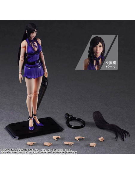 FF VII REMAKE TIFA DRESS PLAY ARTS KAI