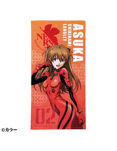 EVANGELION ASUKA  PLUGSUIT BATH TOWEL