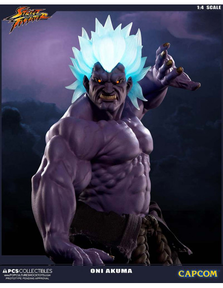 STREET FIGHTER ONI AKUMA 1/4 STATUE