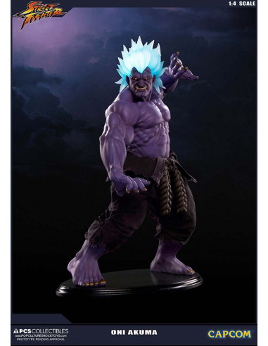 STREET FIGHTER ONI AKUMA 1/4 STATUE