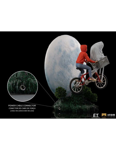 E.T. AND ELLIOT 1/10 ART DELUXE STATUE