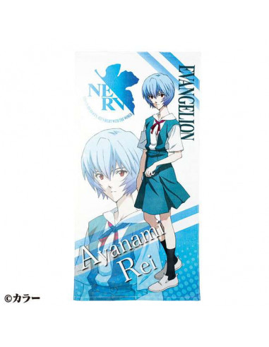 EVANGELION REI PROFILE BATH TOWEL