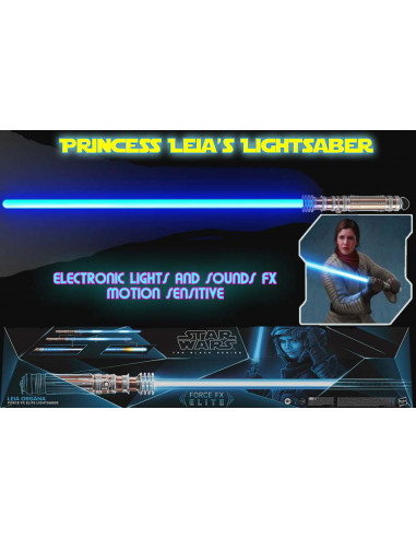 SW BL LEIA ORGANA LIGHTSABER REPLICA