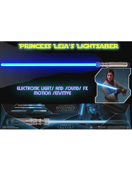 SW BL LEIA ORGANA LIGHTSABER REPLICA