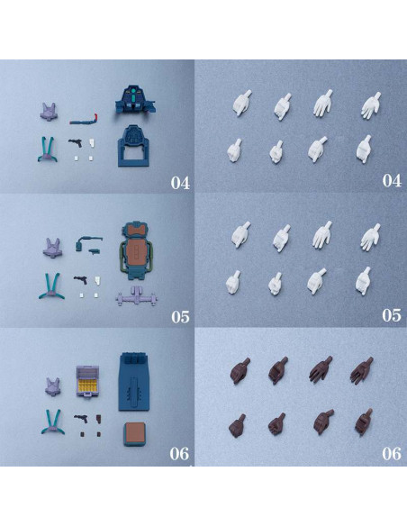 MS GUNDAM EARTH FED. FORCE BOX SET