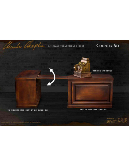 CHARLIE CHAPLIN 1/6 COUNTER SET