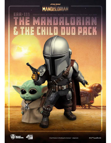 SW EGG AA MANDALORIAN & THE CHILD DUO PK