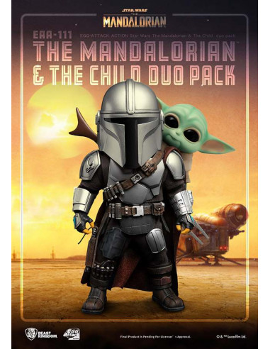 SW EGG AA MANDALORIAN & THE CHILD DUO PK