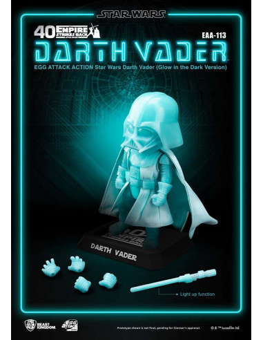 SW EGG AA DARTH VADER GLOW I/T DARK VER