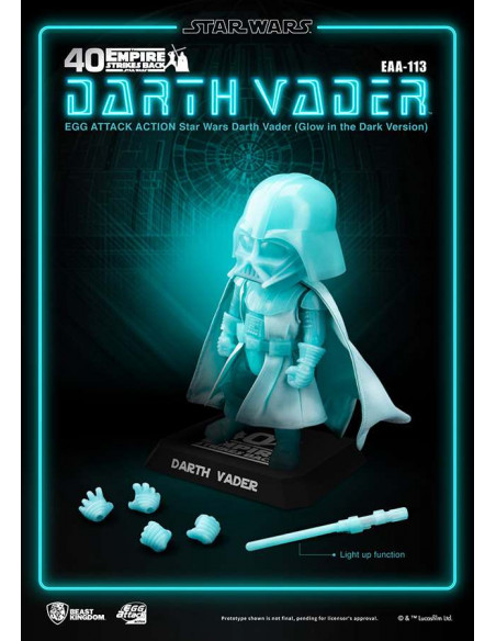 SW EGG AA DARTH VADER GLOW I/T DARK VER