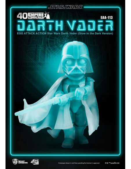 SW EGG AA DARTH VADER GLOW I/T DARK VER