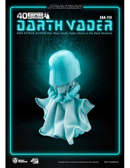 SW EGG AA DARTH VADER GLOW I/T DARK VER