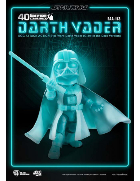 SW EGG AA DARTH VADER GLOW I/T DARK VER