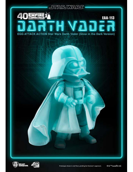 SW EGG AA DARTH VADER GLOW I/T DARK VER