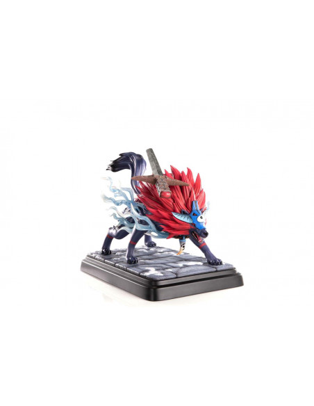 OKAMI OKI WOLF FROM RESIN STATUE