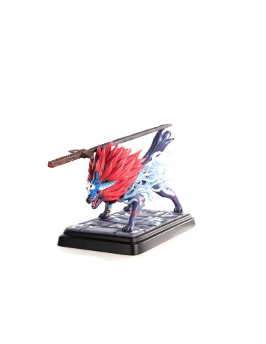 OKAMI OKI WOLF FROM RESIN STATUE